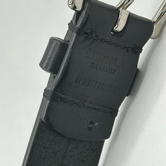 Shinola Detroit black leather belt, size 42 - Picture 4 of 8